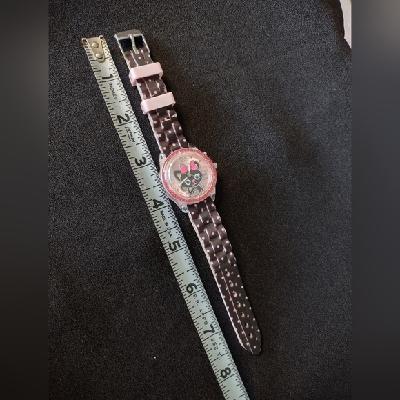 Accutime Light Up Black And Pink Kitty Watch - Picture 8 of 8